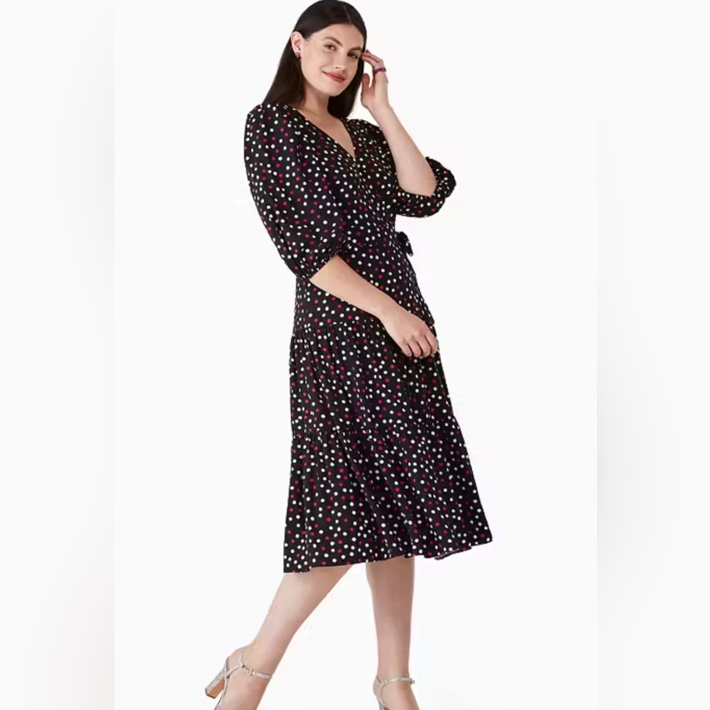 Kate Spade Black Polka Dot Dress